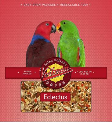 Show full view: Volkman Avian Science Eclectus Bird Food, 4-lb bag slide 1 of 3