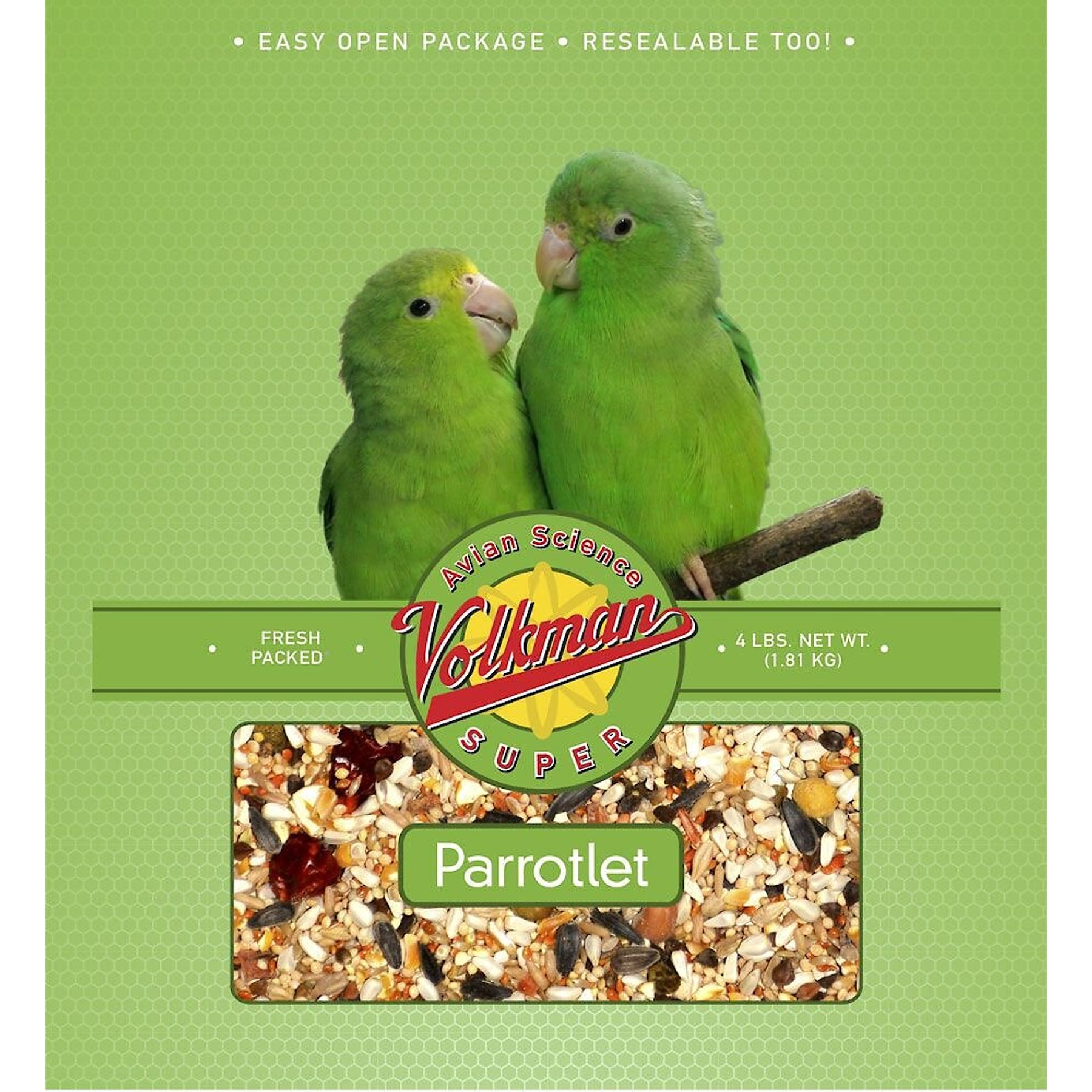 Volkman Avian Science Parrotlet Food, 4-lb bag
