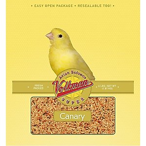 Volkman Avian Science Super Canary Food, 4-lb bag