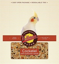 Volkman Avian Science Super Sunflower Seed Cockatiel Food, 4-lb bag