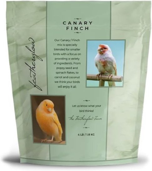 Volkman Featherglow Canary/Finch Bird Food, 4-lb