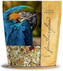Volkman Featherglow Large Parrot Bird Food, 4-lb