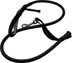 WACKYwalk'r WUNDER Rubber No-Pull Dog Leash, Black, Small: 4.5-ft long, 7/16-in wide
