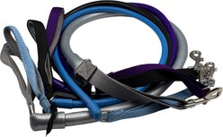 WACKYwalk'r WUNDER Rubber No-Pull Dog Leash, Blue, Medium: 4.5-ft long, 9/16-in wide slide 2 of 3