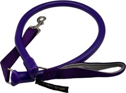 WACKYwalk'r WUNDER Rubber No-Pull Dog Leash, Purple, Large: 4.5-ft long, 3/4-in wide