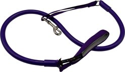 WACKYwalk'r WUNDER Rubber No-Pull Dog Leash, Purple, Medium: 4.5-ft long, 9/16-in wide
