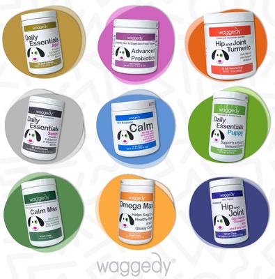 Show full view: waggedy Advanced Probiotics Beef Flavored Powder Digestive Aid for Dogs, 4-oz jar slide 7 of 8