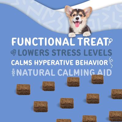 Show full view: waggedy Calm Stress & Anxiety Relief Melatonin Dog Supplement, 60 count slide 4 of 8