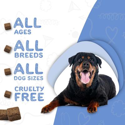 Show full view: waggedy Calm Stress & Anxiety Relief Melatonin Dog Supplement, 60 count slide 5 of 8