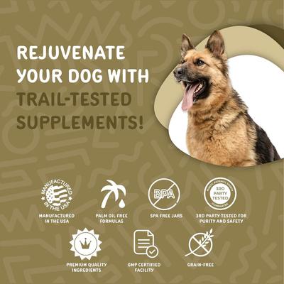 Show full view: waggedy Daily Essentials Adult Multivitamin & Immune System Supporter Soft & Chewy Dog Treats, 120 count slide 7 of 8