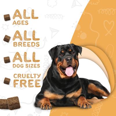 Show full view: waggedy Omega Max Joint & Skin Health Chews Supplement for Dogs, 60 count slide 6 of 10