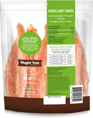 Show full view: Waggin' Train Chicken Jerky Tenders Limited Ingredient Dog Treats, 11-oz bag slide 4 of 12