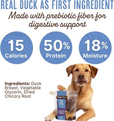 Waggin' Train Duck Jerky Tenders Sensitive Stomach Duck Grain-Free High-Protein Jerky Dog Treats, 12-oz bag slide 2 of 5
