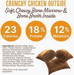 Waggin' Train High Protein Chicken Pockets with Bone Marrow & Bone Broth Grain-Free Crunchy Dog Treats, 12-oz bag slide 2 of 5