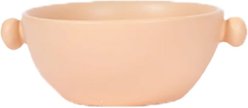Waggo Bobble Ceramic Cat & Dog Bowl, Medium, Rose, 4-cup slide 1 of 5