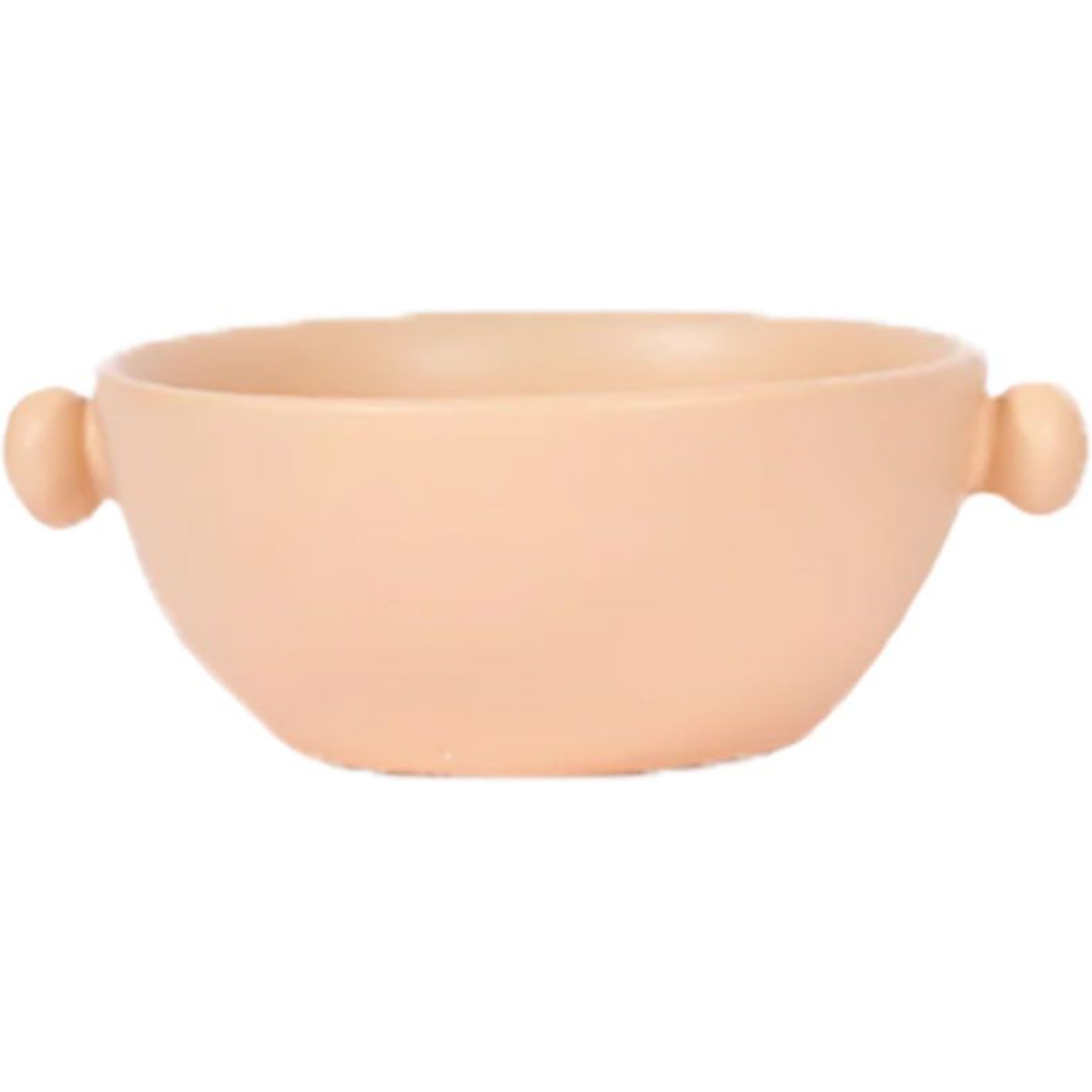 Waggo Bobble Ceramic Cat & Dog Bowl, Medium, Rose, 4-cup