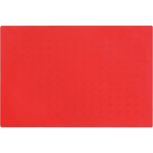 Waggo Bubble Silicone Non-skid Dog & Cat Placemat, Cherry, 8-cup