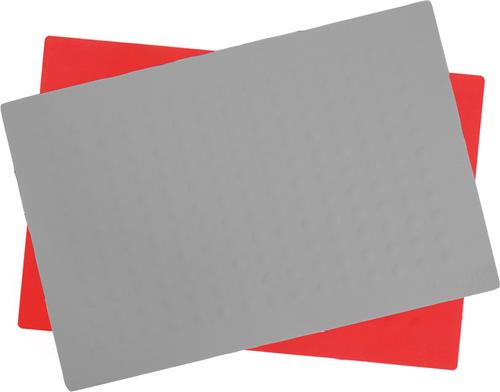 Show full view: Waggo Bubble Silicone Non-skid Dog & Cat Placemat, Cherry, 8-cup slide 4 of 6