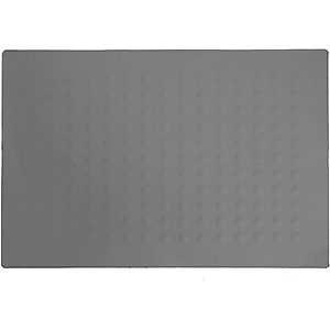 Waggo Bubble Silicone Non-skid Dog & Cat Placemat, Charcoal