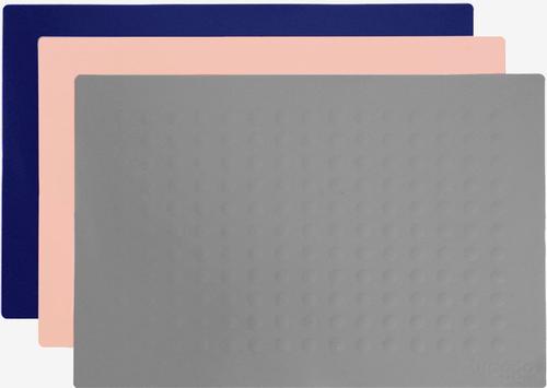 Show full view: Waggo Bubble Silicone Non-skid Dog & Cat Placemat, Charcoal slide 5 of 9