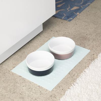 Show full view: Waggo Bubble Silicone Non-skid Dog & Cat Placemat, Cloud slide 2 of 5