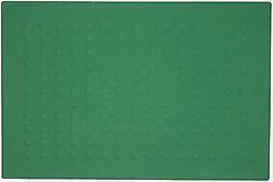 Waggo Bubble Silicone Non-skid Dog & Cat Placemat, Forest Green