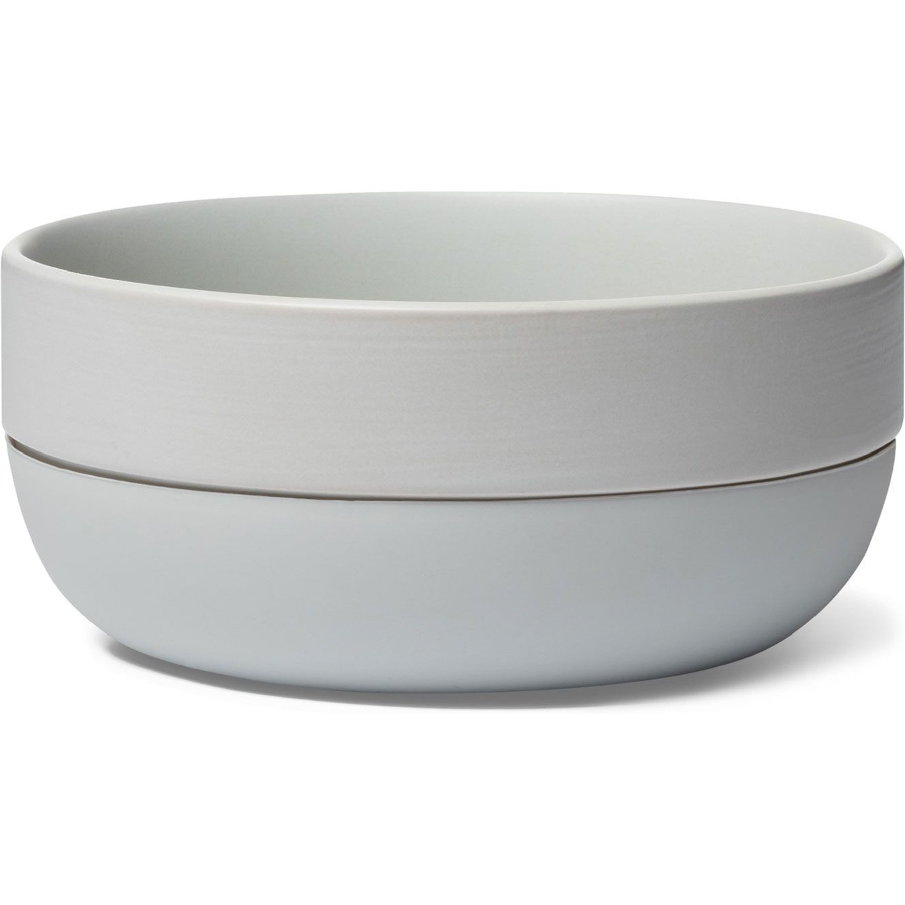 Waggo Cling Non-Skid Silicone Bottom Dog & Cat Bowl, Grey, Small, 4-cup