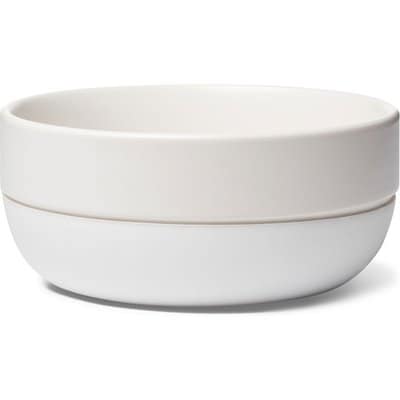 Waggo Waggo Cling Non-Skid Silicone Bottom Dog & Cat Bowl, White, Large, 8-cup