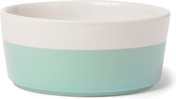 Waggo Dipper Ceramic Dog & Cat Bowl, Mint, 4-cup