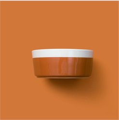 Waggo Dipper Ceramic Dog & Cat Bowl, Teracotta, Medium, 4-cup slide 2 of 4