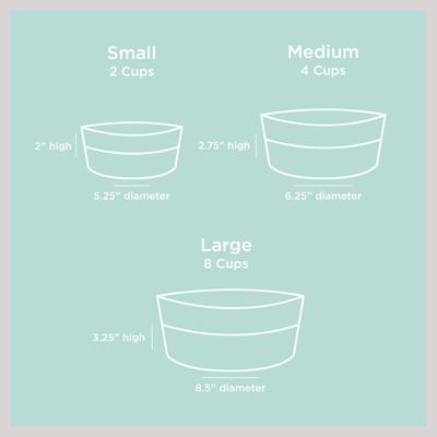 Show full view: Waggo Dipper Ceramic Dog & Cat Bowl, Vintage Grey, 8-cup slide 7 of 8