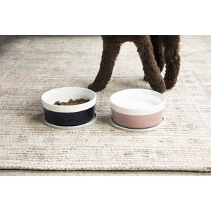 Waggo Habit Circle Silicone Dog & Cat Placemat, 2 count, Light Grey, Large