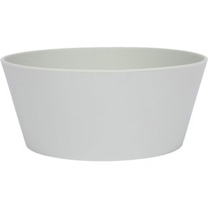 Waggo Habit Non-Skid Silicone Cat & Dog Bowl, Medium, Light Grey, 4-cup