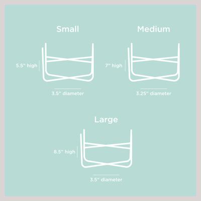 Show full view: Waggo Simple Solid Iron Dog & Cat Bowl Stand, Matte Black, Small slide 5 of 6