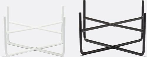 Show full view: Waggo Simple Solid Iron Dog & Cat Bowl Stand, Matte White, Large slide 4 of 7