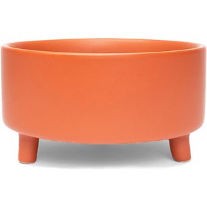 Waggo Uplift Elevated Ceramic Cat & Dog Bowl, Teracotta, Large, 8-cup