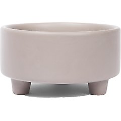 Waggo Uplift Elevated Ceramic Cat & Dog Bowl, Vintage Grey, Small: 2-cup