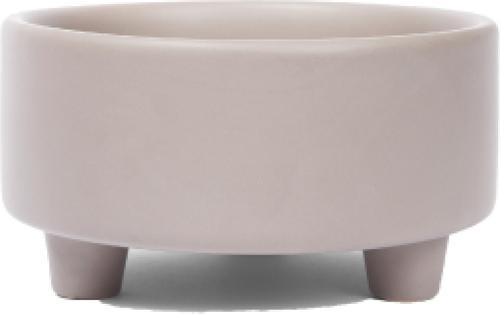 Show full view: Waggo Uplift Elevated Ceramic Cat & Dog Bowl, Vintage Grey, Small: 2-cup slide 1 of 3