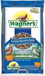 Wagner's Eastern Regional Blend Deluxe, 20-lb bag + Four Season 100% Black Oil Sunflower Seed Wild Bird Food, 20-lb bag slide 2 of 9