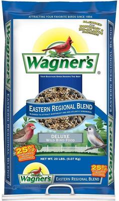 Show full view: Wagner's Eastern Regional Blend Deluxe, 20-lb bag + Four Season 100% Black Oil Sunflower Seed Wild Bird Food, 20-lb bag slide 2 of 9