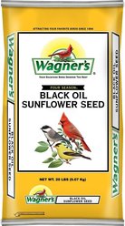 Wagner's Four Season 100% Black Oil Sunflower Seed Wild Bird Food, 20-lb bag