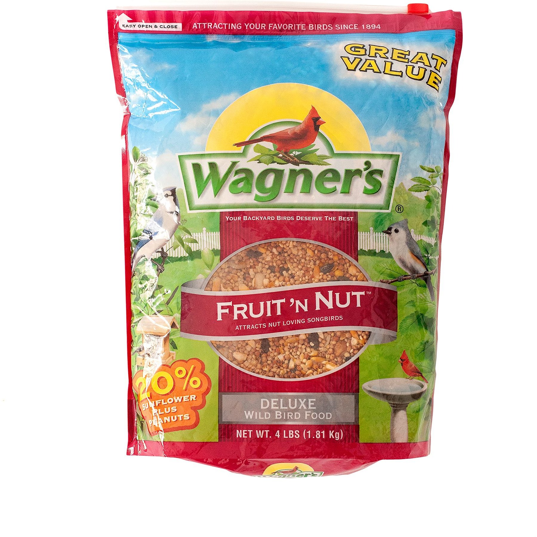 Wagner's Fruit 'n Nut Bird Food, 4-lb bag