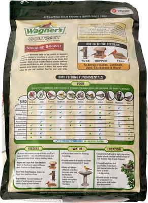 Show full view: Wagner's Gourmet Songbird Wild Bird Food, 5-lb bag slide 2 of 9