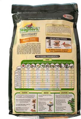 Show full view: Wagner's Gourmet Waste Free Wild Bird Food, 5-lb bag slide 2 of 9