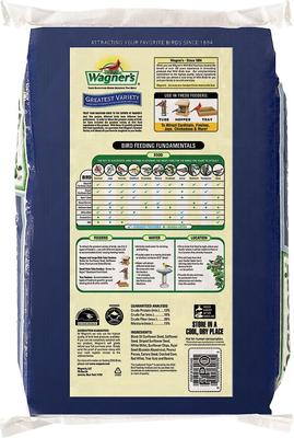 Show full view: Wagner's Greatest Variety Wild Bird Food, 16-lb bag slide 2 of 8