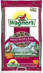 Wagner's Midwest Regional Blend Deluxe Wild Bird Food, 20-lb bag