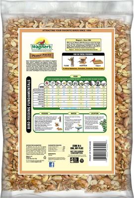 Show full view: Wagner's Peanut Pieces Wild Bird Food, 10-lb bag slide 2 of 3