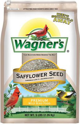 Show full view: Wagner's Safflower Seed, 5-lb bag + Sunflower Hearts & Chips Wild Bird Food, 6-lb bag slide 2 of 9