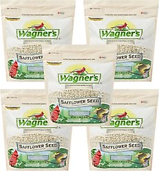 Wagner's Safflower Seed Premium Wild Bird Food, 5-lb bag, bundle of 5