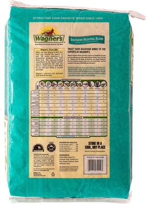 Show full view: Wagner's Southern Regional Blend Deluxe Wild Bird Food, 20-lb bag slide 2 of 7